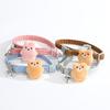 Adjustable Pet Collar with Bell - Soft Comfortable Dog Collar, Adjustable Puppy Collar, Durable Pet Neckband