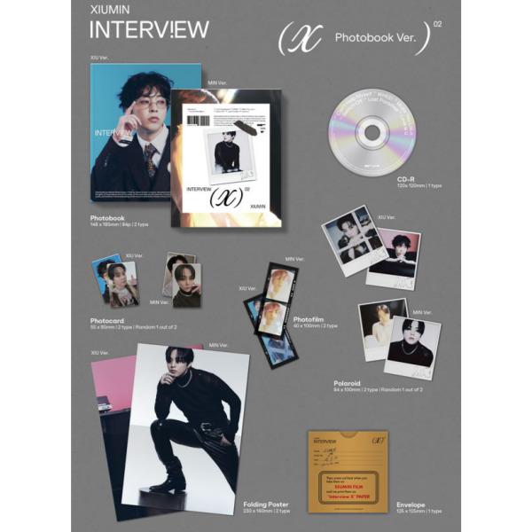 Xiumin (EXO) – Mini 2nd Album [Interview X Photobook Ver] (Random JIU or MIN Ver)
