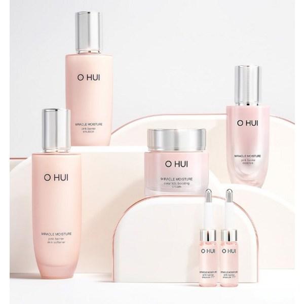 O HUI Miracle Moisture Ceramide Boosting Cream 60ml + Miracle Moisture Miniature Basiskosmetik 3-teiliges Set