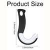 1PCS Portable J-Shaped Easy Grip Tin Openers Kitchen Non-Slip Jar Opener Lid Opening Tools Ring Pull Can Opener Multifunctional