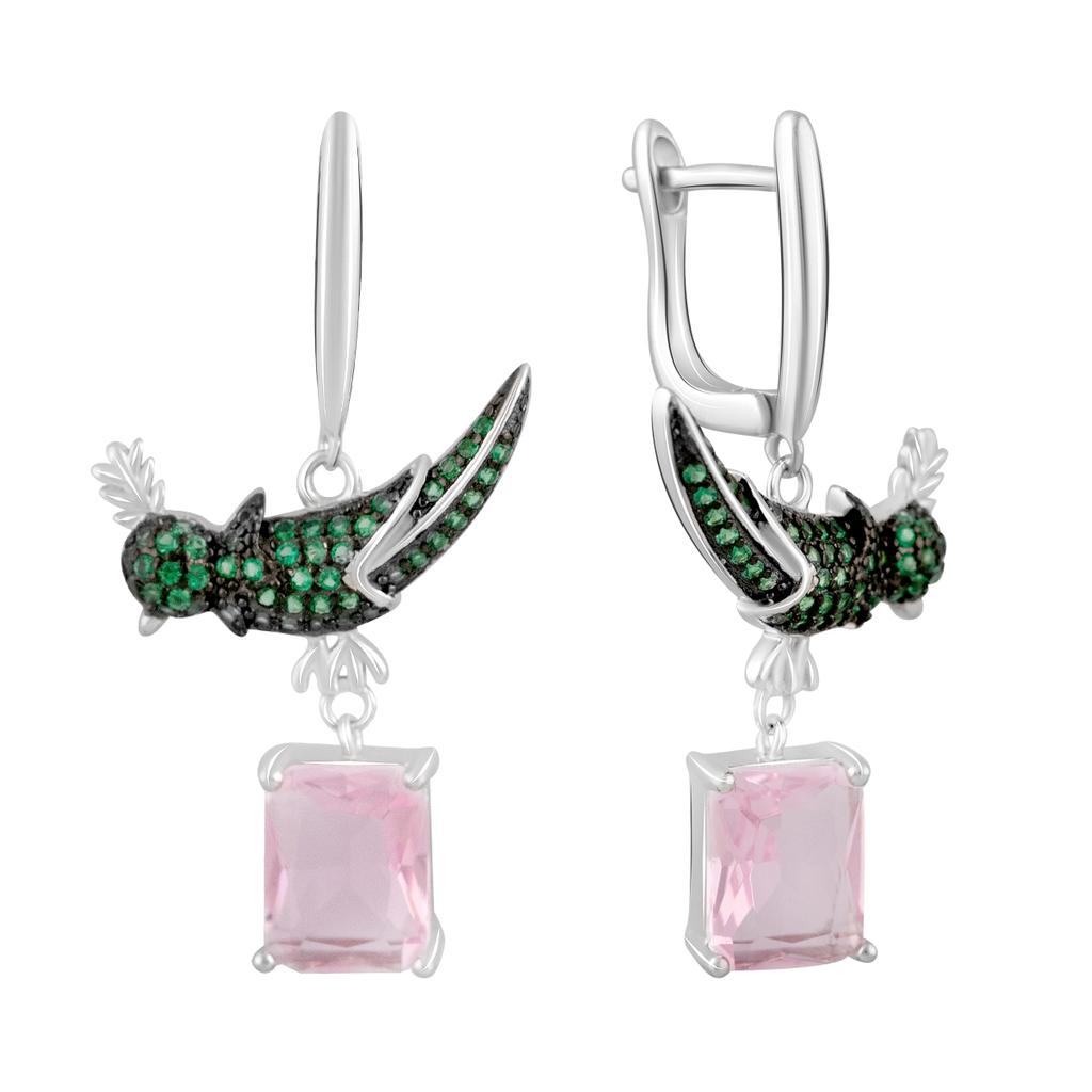 Silberohrringe mit Zirkonia (2130055)