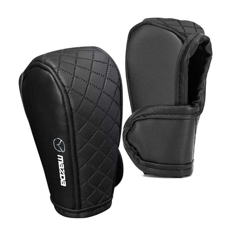 Husă Schimbător Viteze Auto Piele PU Husă Manetă Schimbător Buton Schimbător Cutie Viteze Protector Pentru Mazda 6 3 CX5 5 2 323 CX7 Demio Atenza Axela MX30 CX30 CX3 CX9