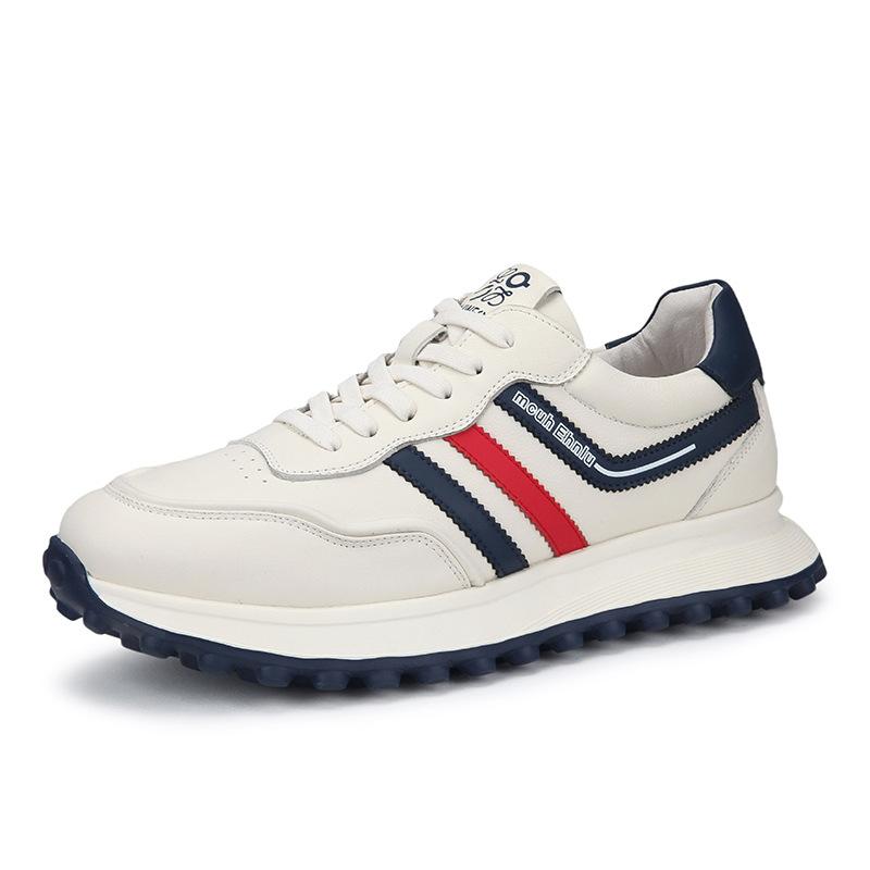 

Спортивные кроссовки из натуральной кожи 2025 Осень Новинка для мужчин Дышащие Модные Повседневные Универсальные Кроссовки Форрест Гамп для мужчин 43