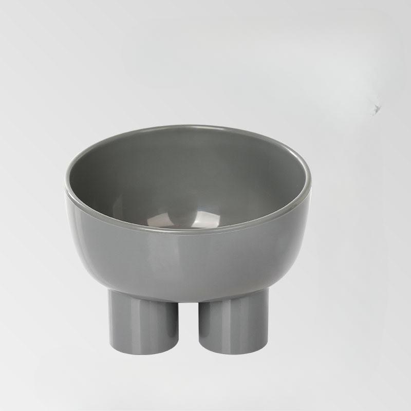 Vysoká miska pro kočky Severský styl Nakloněný kreslený chránič krku, který zabrání převrácení misky pro domácí mazlíčky Miska pro kočky a psy Miska na jídlo