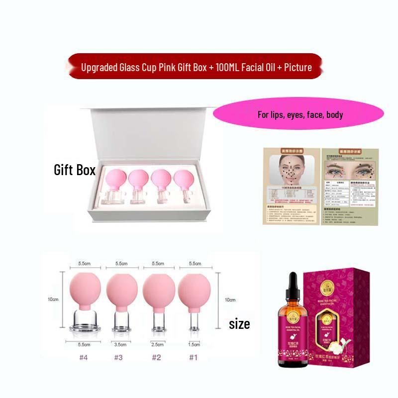 Facial Gua Sha Cupping Massage Device - Convenient PVC Sphere Vacuum Beauty Cup