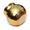 India Diamond Cut Brass Lota for Puja | Brass Kalash, 1000ml, 1 Piece (5.5 Inch - Gold)