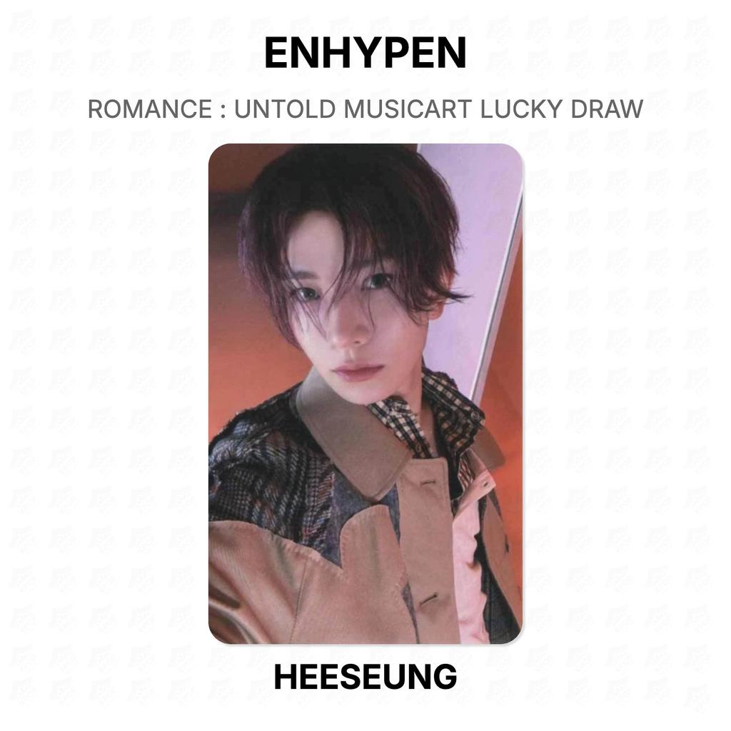 ENHYPEN ROMANCE : UNTOLD MUSICART LUCKY DRAW Official Photocard