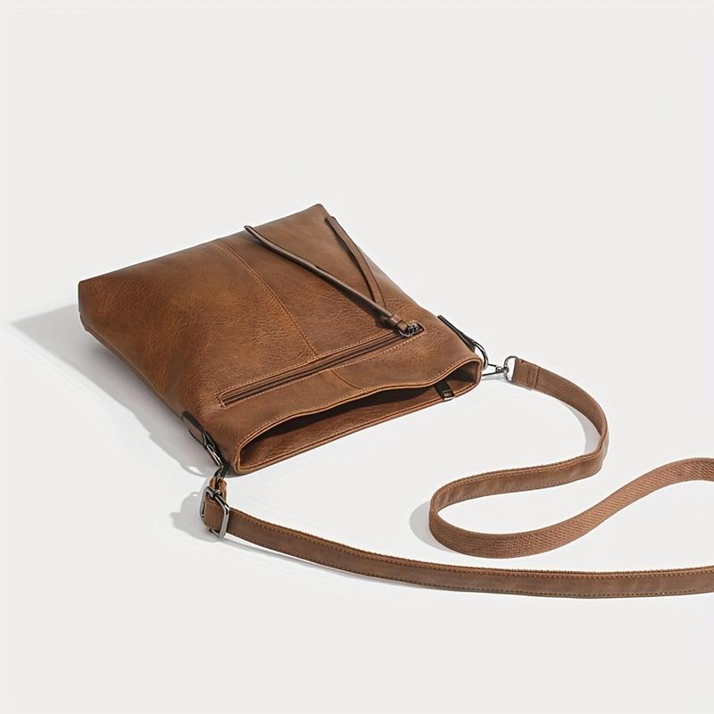 Простая сумка через плечо в стиле ретро — фото 6