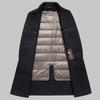 Autumn and Winter Men's Double-sided Woolen Coat Business Casual Lapel Down Removal Liner Woolen Coat Men's Coat