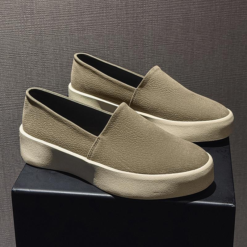 2026 Neue Herren Samt Mokassins Trendige Ein-Schritt-Schuh-Sets Fußkomfortschuhe Lässige Trendige Business-Kleiderschuhe