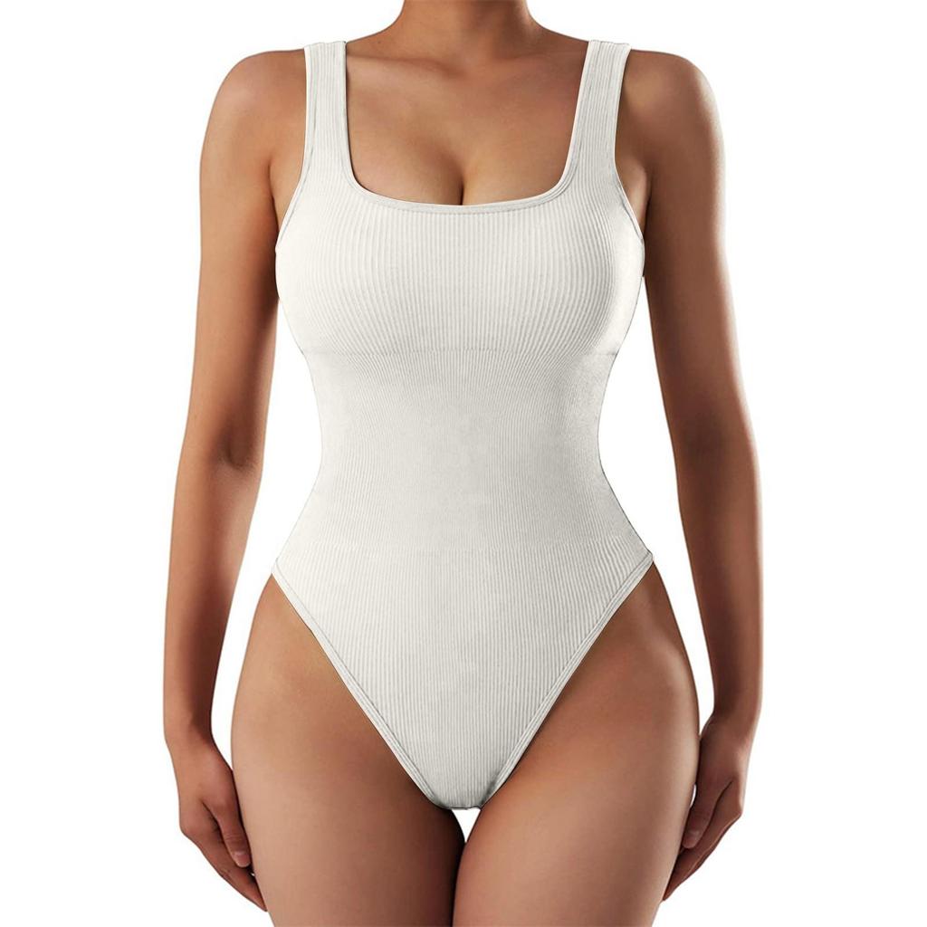 Tuta dimagrante da donna casual sexy moda tinta unita con bottoni a coste