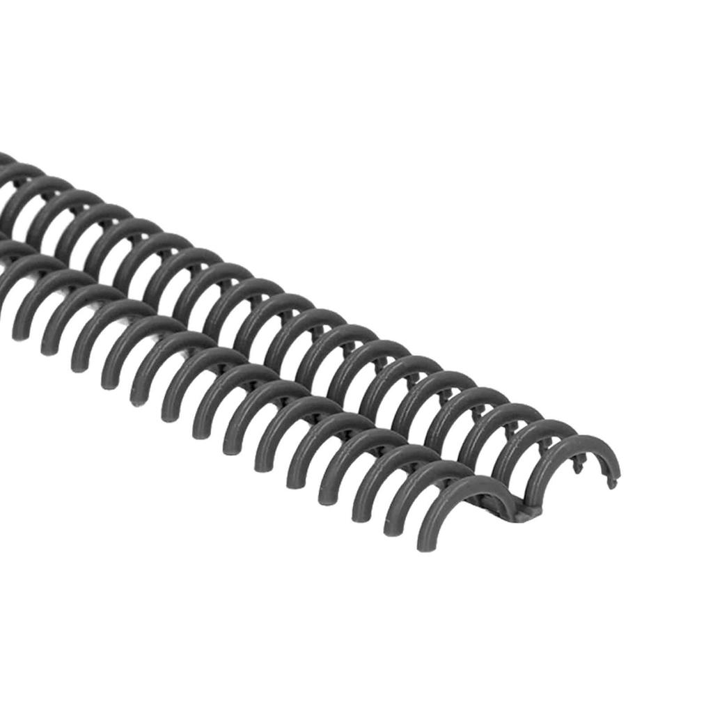 10Pcs Binding Coils 34 Holes Polypropylene Wear Resistant Binding Spines for Stationery