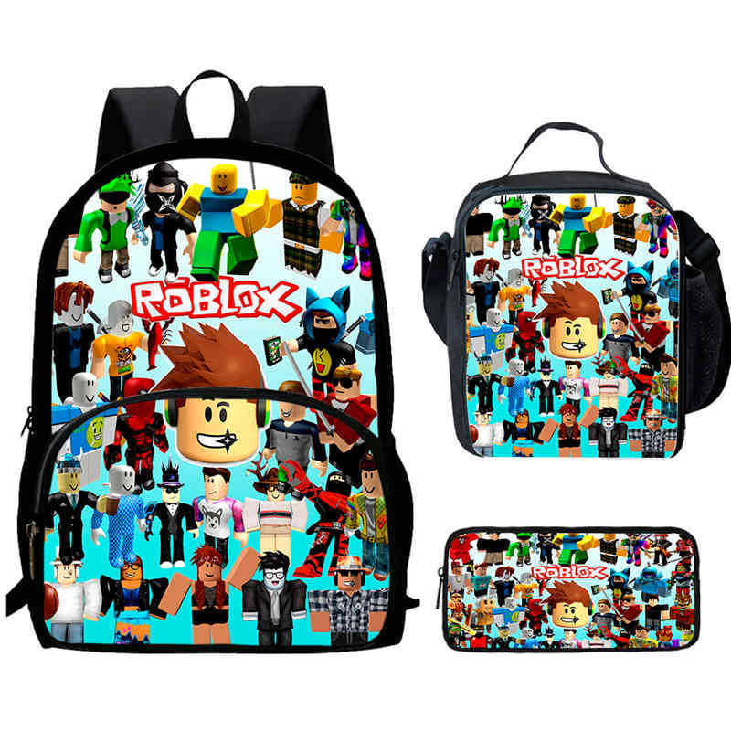 Roblox Printed Backpack, Children'S And Elementary School Bags