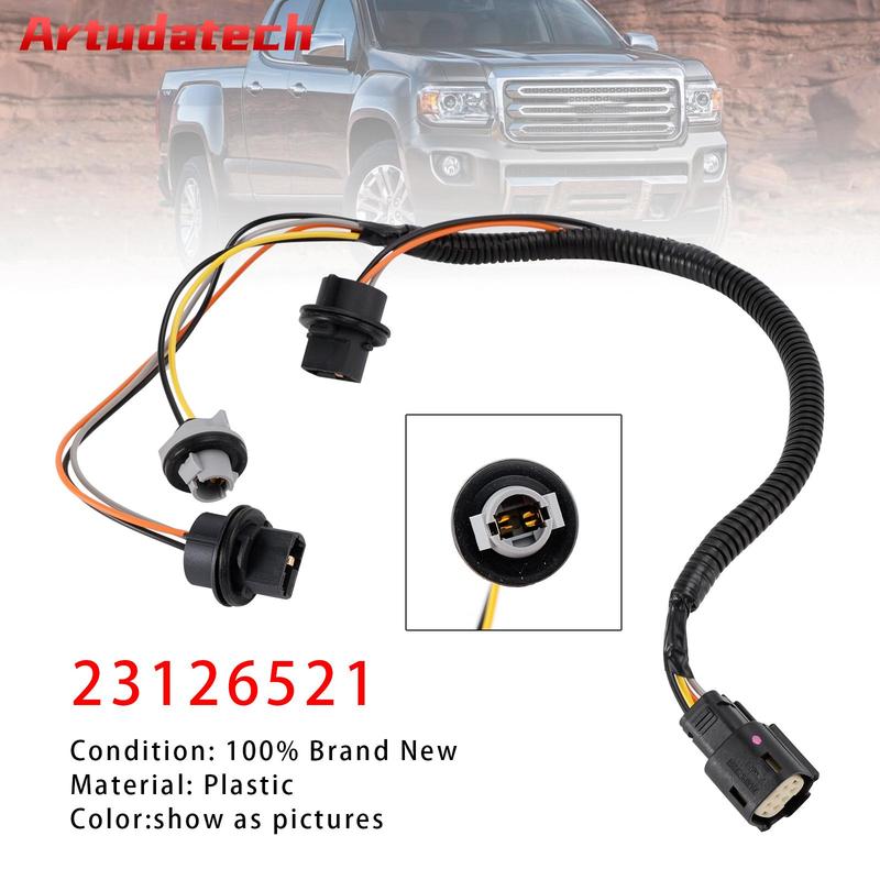 Artudatech Tail Light Wiring Harness 23126521 For Colorado Canyon 2015 2016 2017 2018