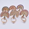 Finger Ring Holder Anti-lost 360 Degree Rotation Metal Rhinestone Peacock Phone Ring Buckle Grip Stand for Watching TV