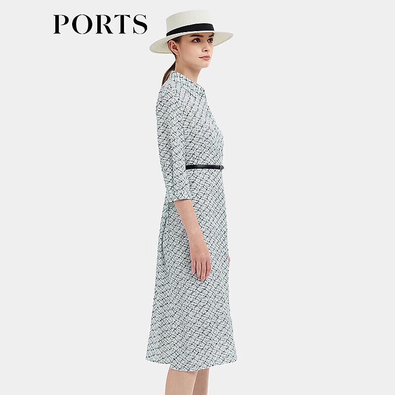 Ports Women's 2025 Summer Retro Print Dress