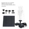 Solar Aquarium Wave Maker Easy Installation with 6 Nozzles Water Pump Filter Multifunctional Decorative Props for Outdoor Garden