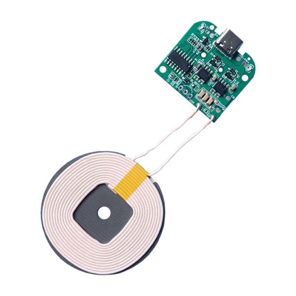 DC5V/9V/12V Input Wireless Charger Module Type-C Interface QI Wireless Charging Coil Phones