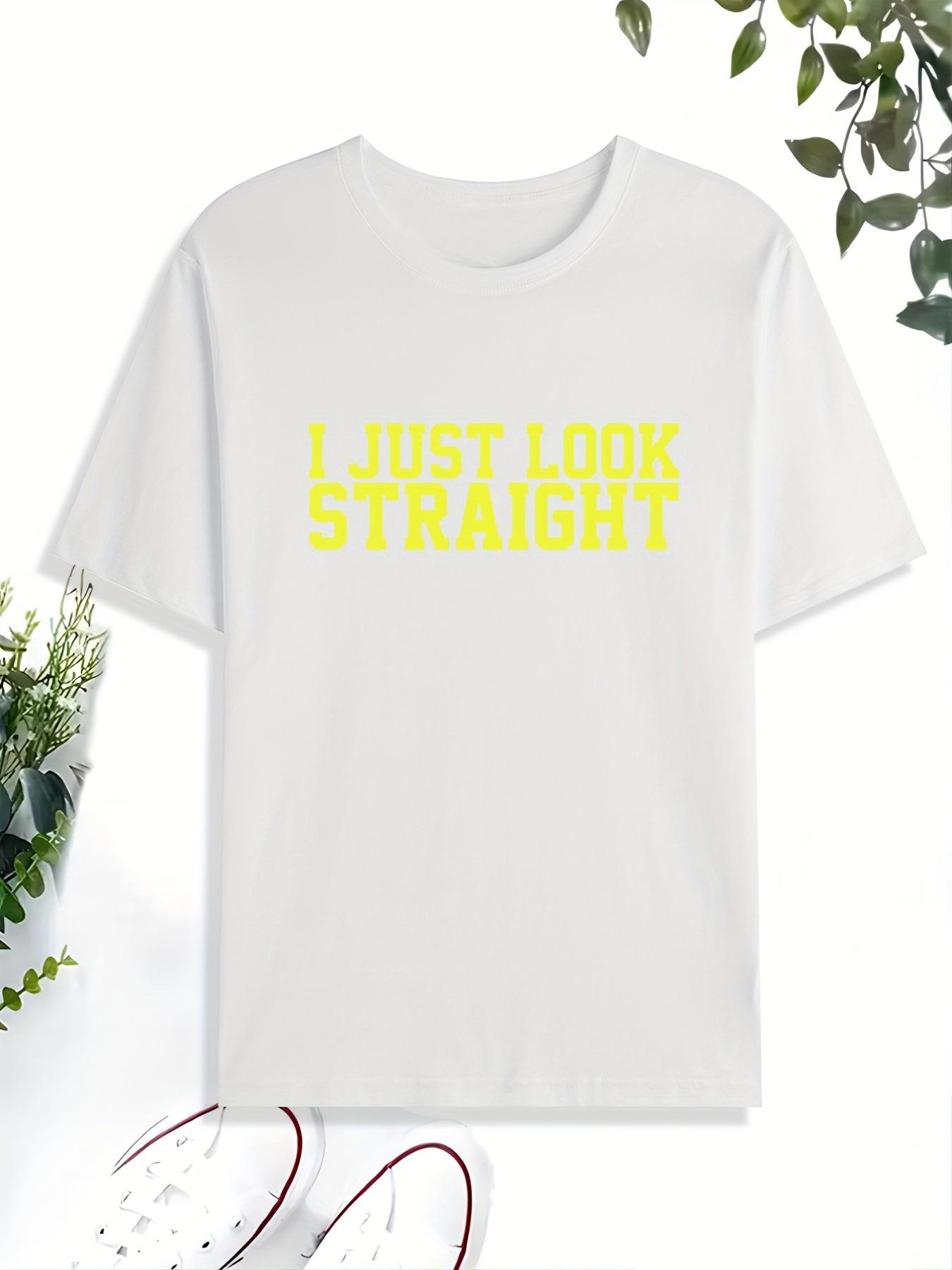 Funny Look Straight Print T Shirt XXXXL
