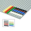 50Pcs DIY Building Blocks Thin Plate 1x6 Dots Classic Bricks Educational Creative Size Compatible With 3666 Toys for Kids