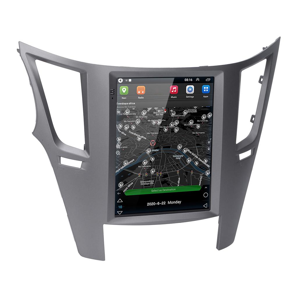 9.7in Navigation Car Multimedia Vertical Screen for Android Replacement for Outback Legacy 2009‑2014