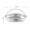 1pc Stainless Steel Multi-Functional Steamer Basket, Uncharged Kitchen Strainer for Steaming Rice, Dumplings, and Vegetables