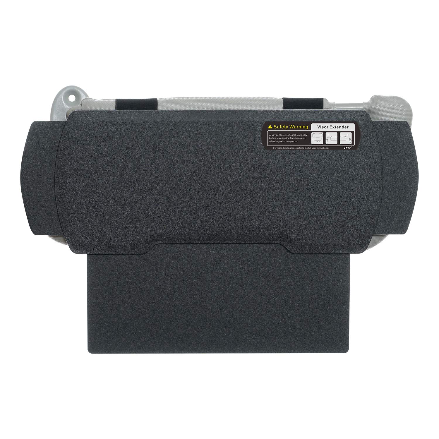 

TFY Car Visor Sun Visor Extender for Windshield and Side Window Sunshades and UV Blockers Black Extender, Anti-Glare - (1 Piece) чёрный