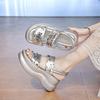 Summer JX new sequined thick-soled heightening sandals with skirts fashionable casual outer sandals