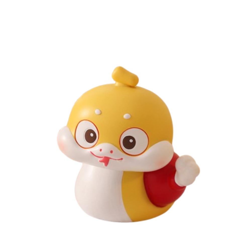 Cute Mini Lucky Snake Statue Zodiac Snake Small Snake Ornament Desktop Car Ornament Style 6