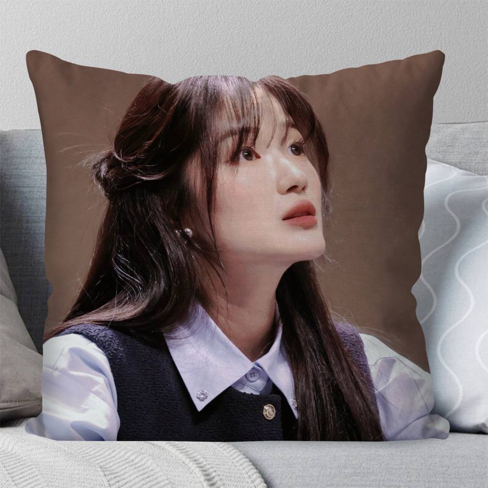 Korean Celebrity KKim Hye Yoon Pillow Case Fashion Square Pillowcase Bedroom Sofa Room Ins Decoration Leisure