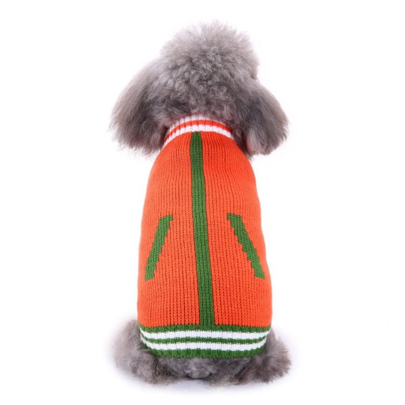 Pet Dog Sweater Winter Christmas Knit Striped Red Snowflake Costume Small Medium Large Dogs