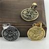 ST. MICHAEL Halskette 316L Edelstahl Schmuck Engel Heiliger Männer Frauen Anhänger