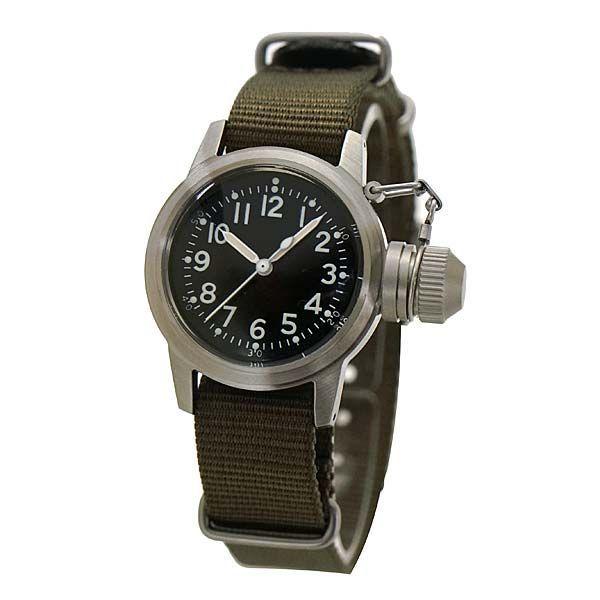 Used [New] M.R.M.W. Montreroy Military Watch Buships Watch Elgin Version Nylon NATO Belt Khaki BUSHIPS NATO Reproduction of Classic Masterpieces from