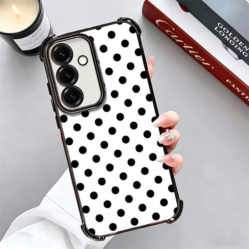 Polka Dots Art Fashion Desgin Soft Phone Case For Samsung A17 A27 A07 A37 A57 A16 A56 A15 A55 A14 A54 A13 A53 A26 A36 A25 A35 A2