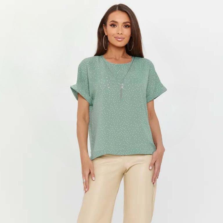 Nadměrná velikost 10XL Letní móda Dámská potištěná košile Dámská halenka Ležérní s krátkým rukávem