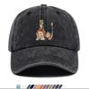 Pc Pcs Vintage HandPainted Character Duckbill Cap  Adjustable Unisex Baseball Hat Suitable for Parties Music Festivals Tra