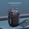 Smart Mini Bluetooth Speaker with AI, Heavy Bass, Card/U Disk Support, and Long Battery Life