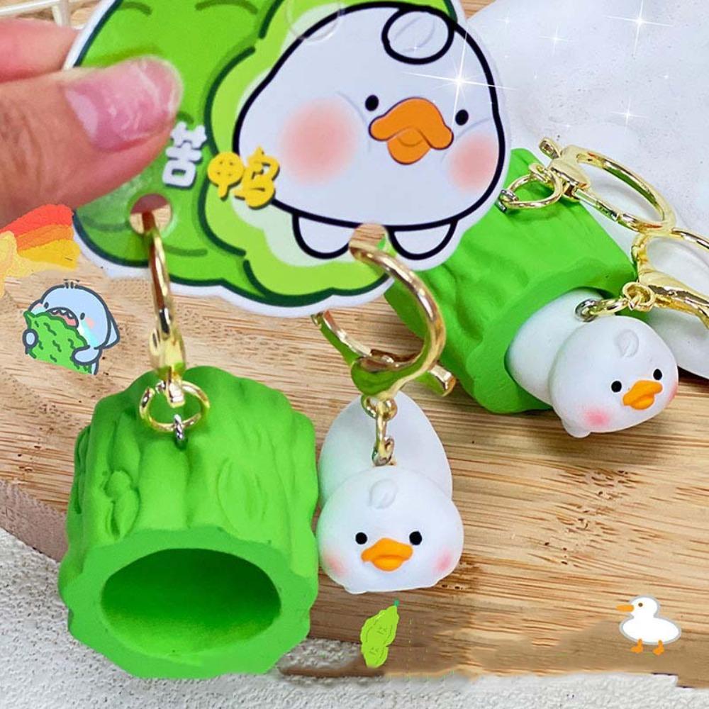 2pcs/set Magnetic Bear Keychains Cat Couple Pendants Funny Bag Charm  Car Key Accessories