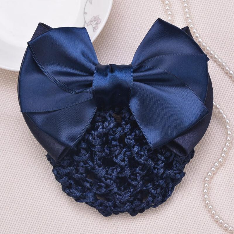 Professional Nurse Hairnet with Bow Central Pearl Netting