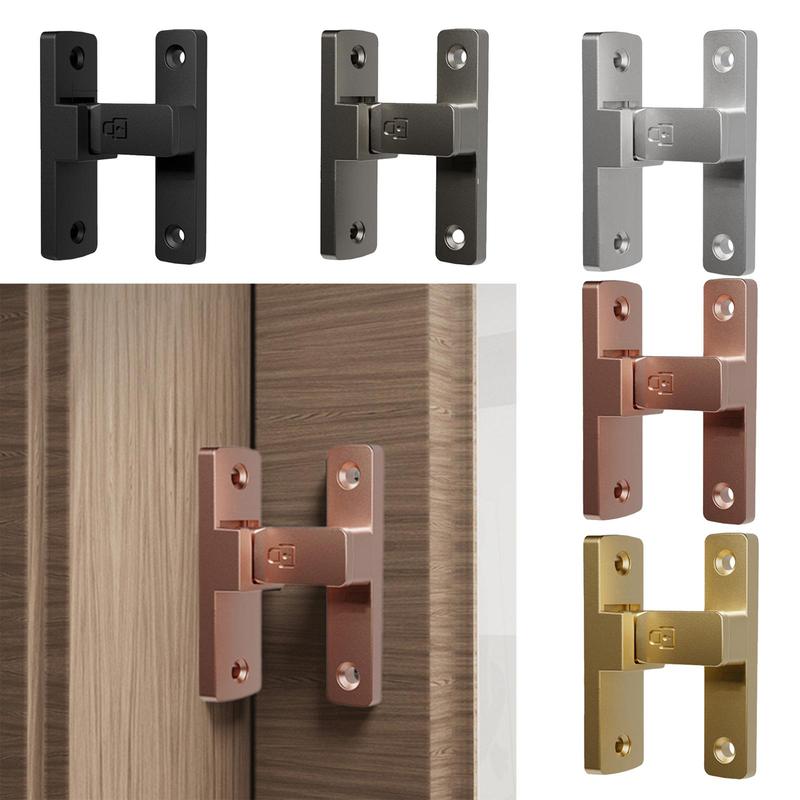 90 Degree Door Latch Door Lock, with Screws, Heavy Duty Doors Bolt Lock Flip Latch for Barn Sliding Door