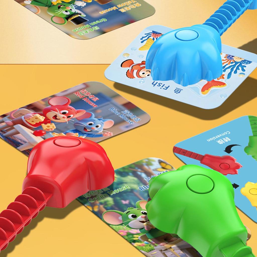 Katter fanger mus Brettspill Familiefest Sosiale spill Morsomme Kort Minne Logisk tenkning Barnelek Leker Gaver