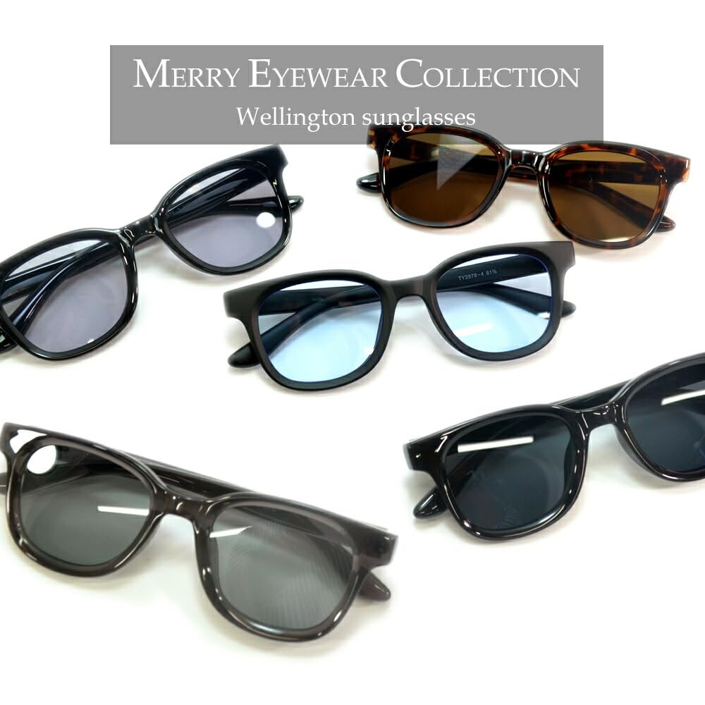MERRY PLEASURE Fashion Glasses for Men and UV Wellington Light Color Lenses Sunglasses, Women, Protection, Style,