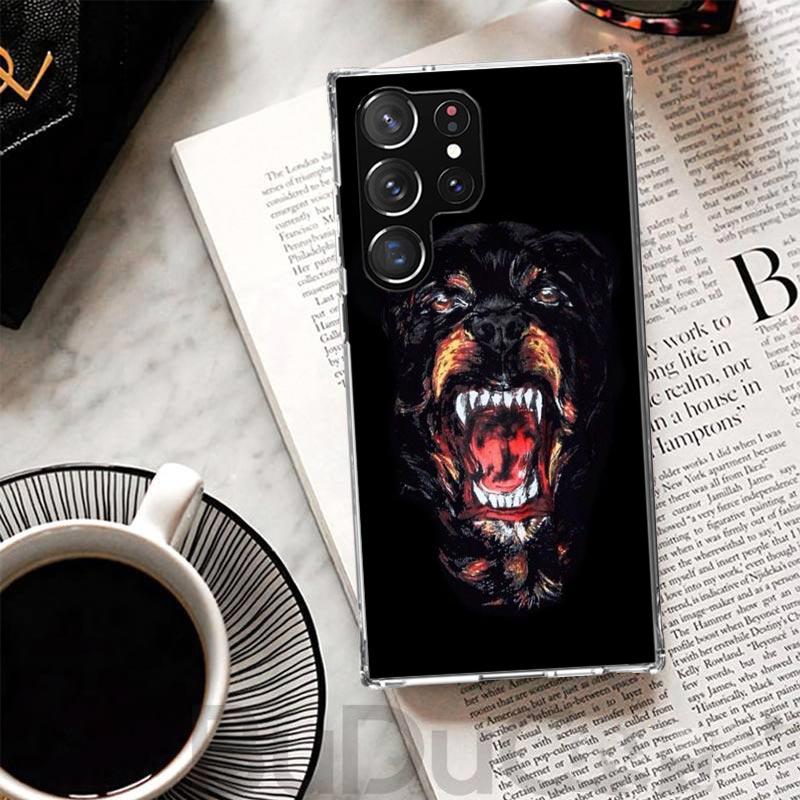 Rottweiler Dog Cover For Samsung Galaxy S23 S22 S24 S25 Ultra Phone Case S21 Plus S20 FE S10 + S25Ultra Print Fundas S23 S22 S24