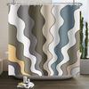 Retro Boho Shower Curtain - Vibrant 70s Floral & Mushroom Designs for Cozy Bathroom Décor, Waterproof, Easy Care & Groovy Vibes