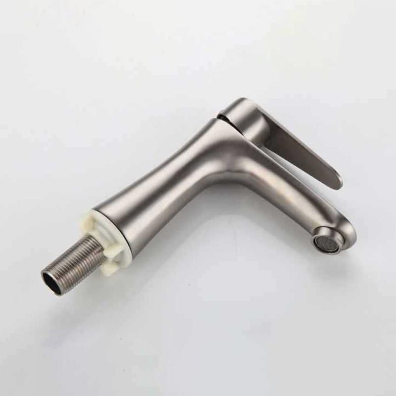 Modern Single Cold Water Faucet for Bathroom Sinks Food Grade Steel Cold Water Faucet Single Cold Tap Quick Installation