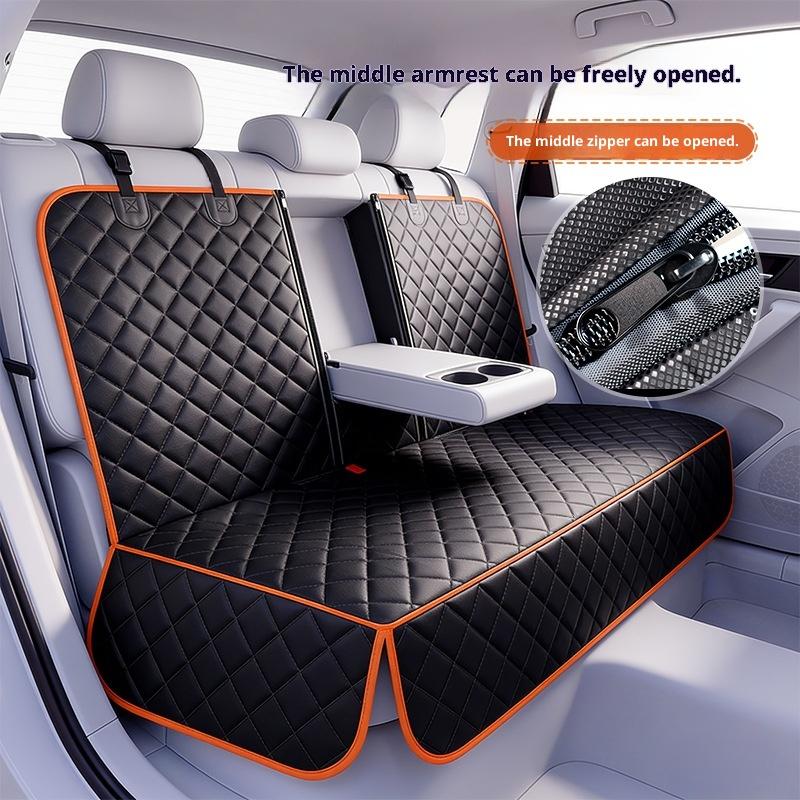 #Pet Dog Cat Car Seat Cover Pet Car Seat Pet Car Carrier Cushion Waterproof Wear Resistant Rear Seat Portable Pet Supplies