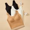FitonTon Women's Seamless Thermal Camisole with Built-in Bra