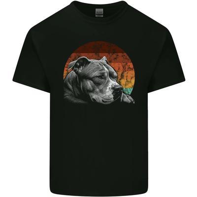 Pitbull Dog Sunset Kids T-Shirt Childrens
