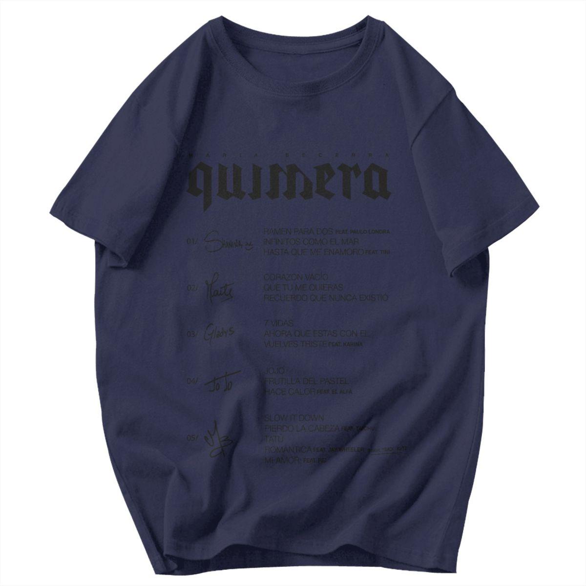 

Men T Shirt Singer Maria Becerra Quimera Tour 2026 Pops Y2K Graphic Anime Unisex Tops T Shirts 4XL