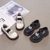 Girls Small Leather Shoes 2025 Autumn New Children's Princess Girls Foreign Soft Sole British Style Performance Dance Shoes